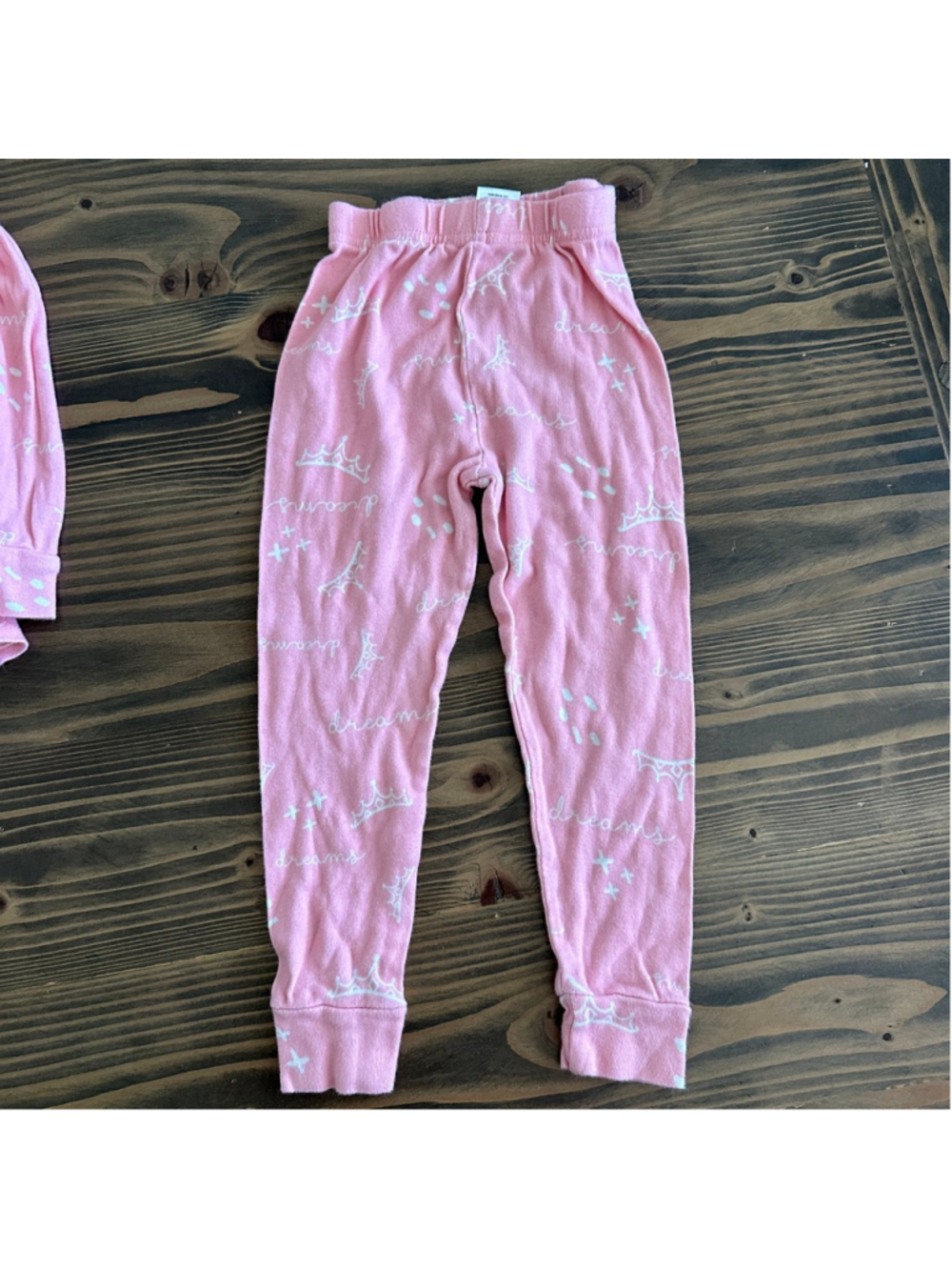 Disney Princess Pajama Set Girls 3T Pink Cinderella Belle Tiana Cotton - Picture 4 of 7